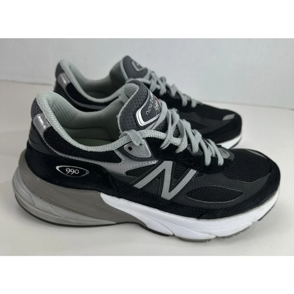 New Balance 990V6 Black Suede Shoes W990BK6 Sneakers Women’s Size 9 B USA Made - Picture 7 of 16